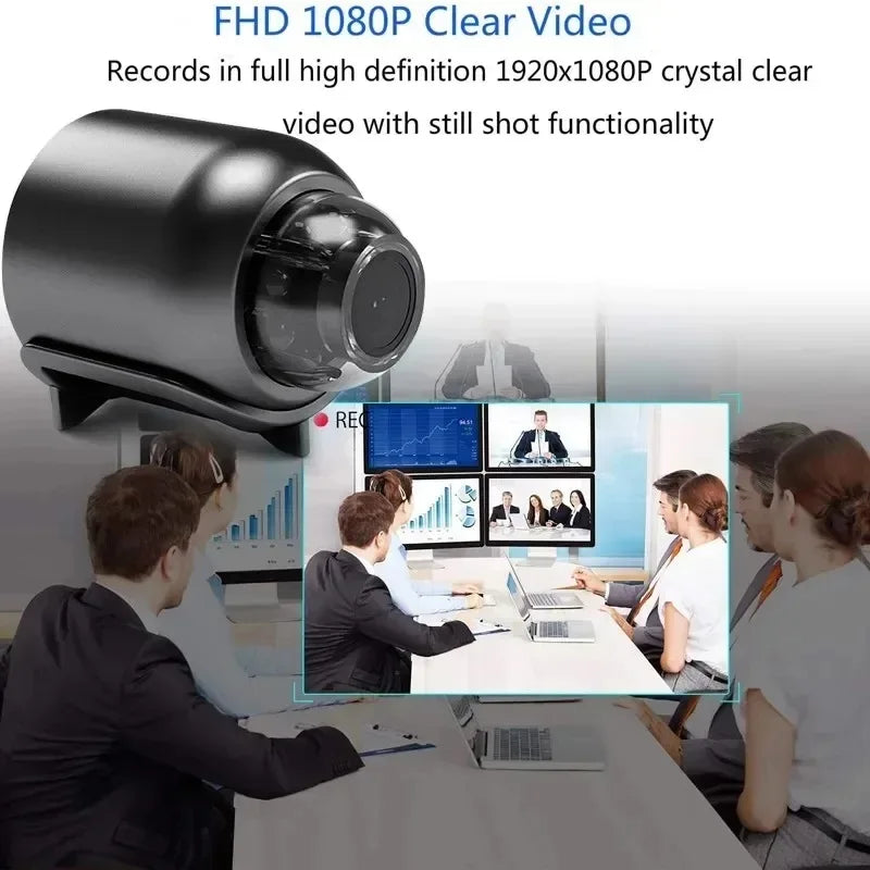 HD 1080P Mini WiFi Camera Night Vision Motion Sensor Wide Angle Home Security