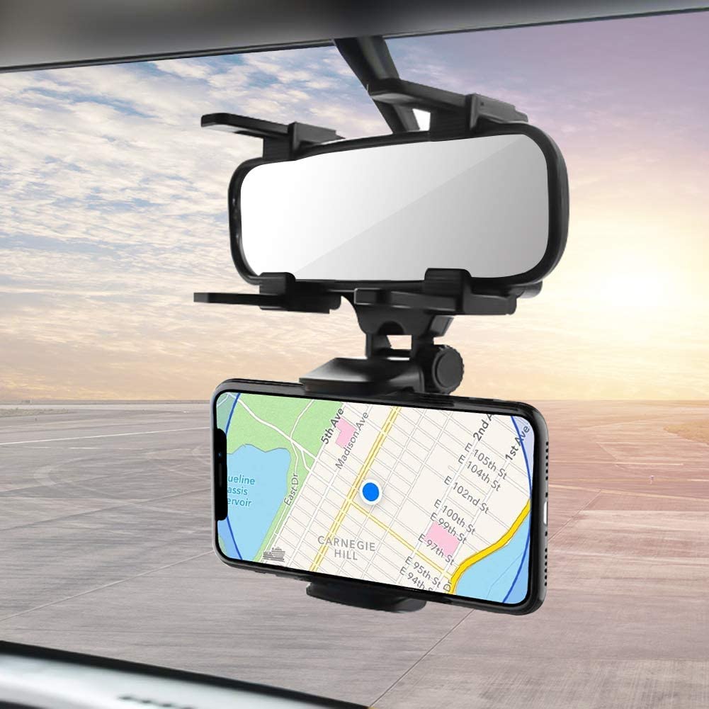 360 Car Rearview Phone Holder